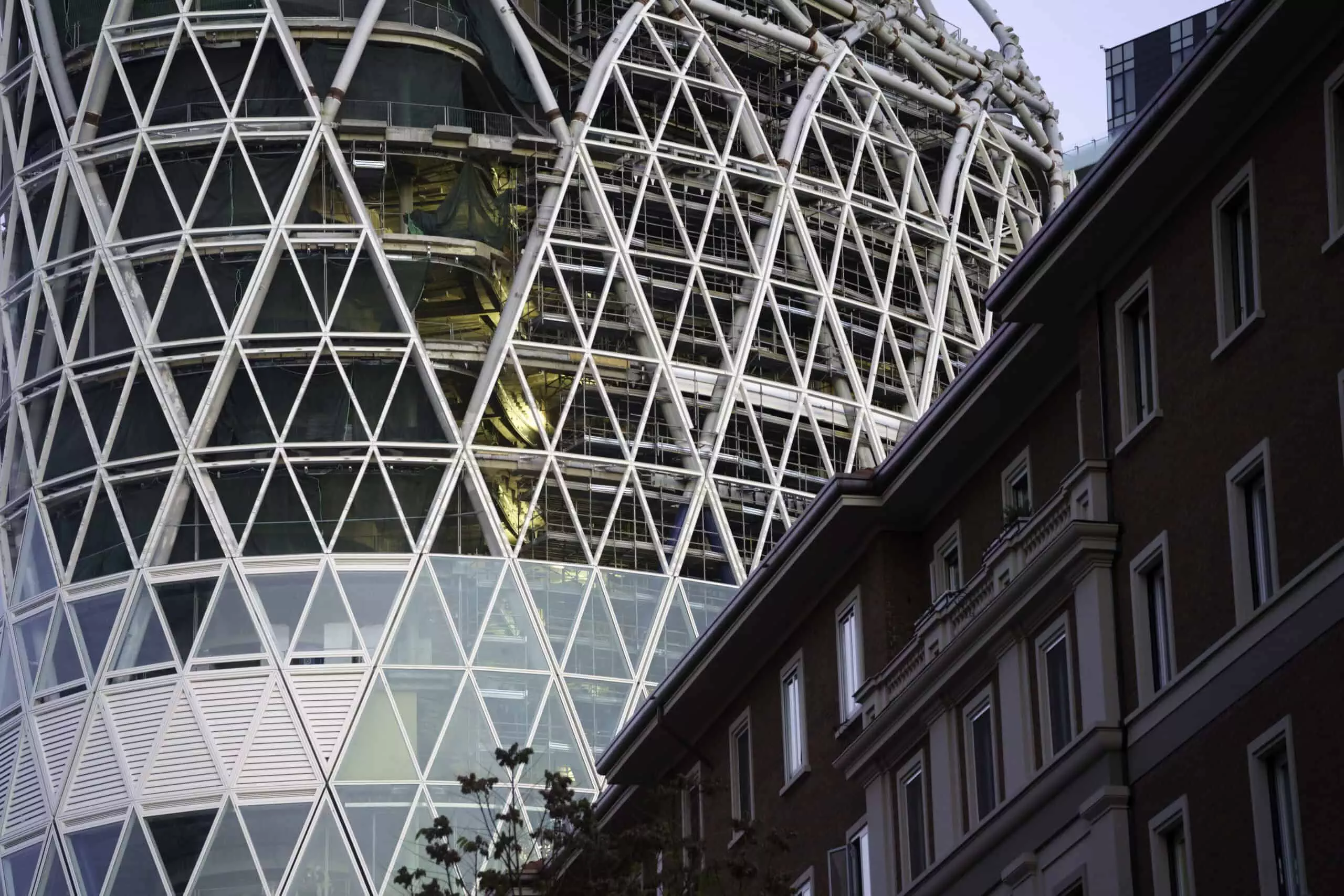 Modern buildings
